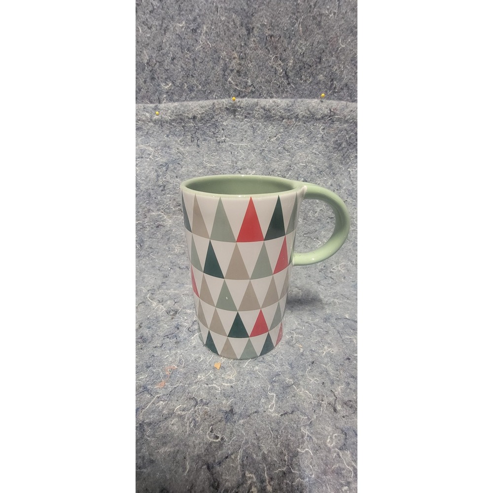 Starbucks 2017 Geometric Holiday Triangle Christmas Trees Tall 12oz